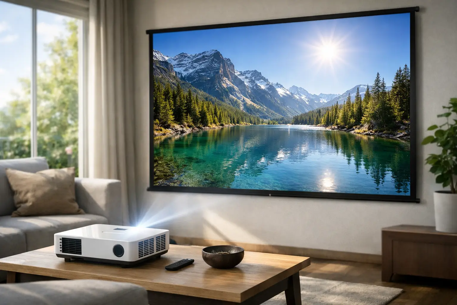 Best Projector Screens for Daylight Viewing