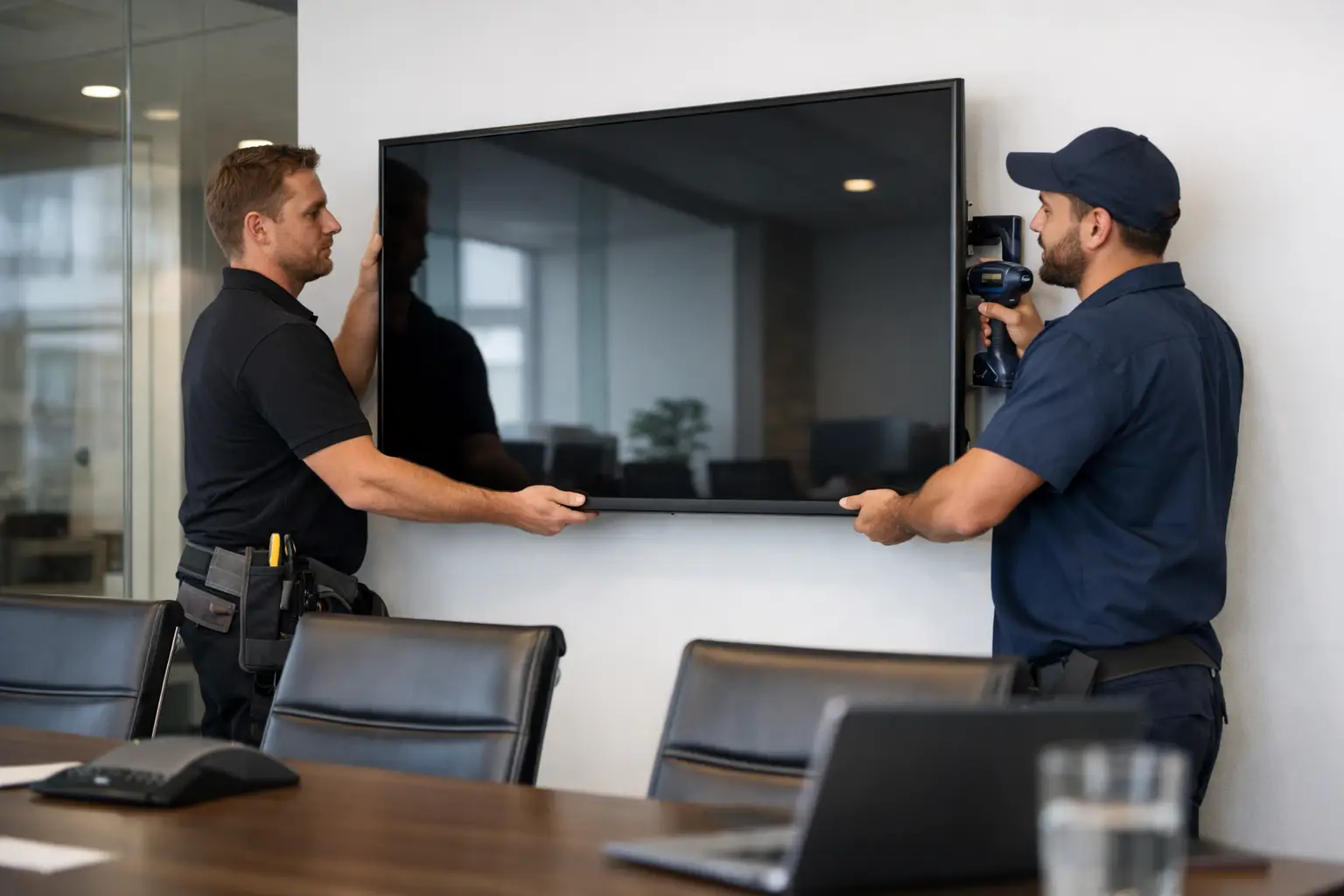 Conference Room TV Mounting Service That Works