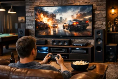 Man Cave Entertainment System Setup That Works
