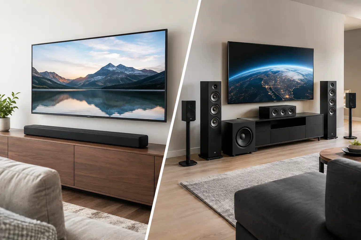 Soundbar Versus Surround Sound: Which Fits?