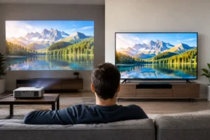 Projector Versus Large Television: Which Fits?